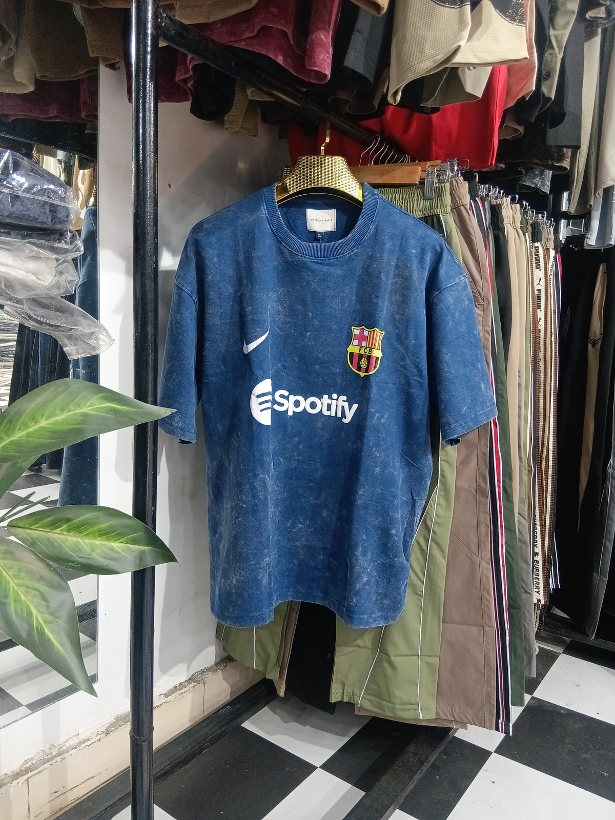 Blue Acid wash tshirt