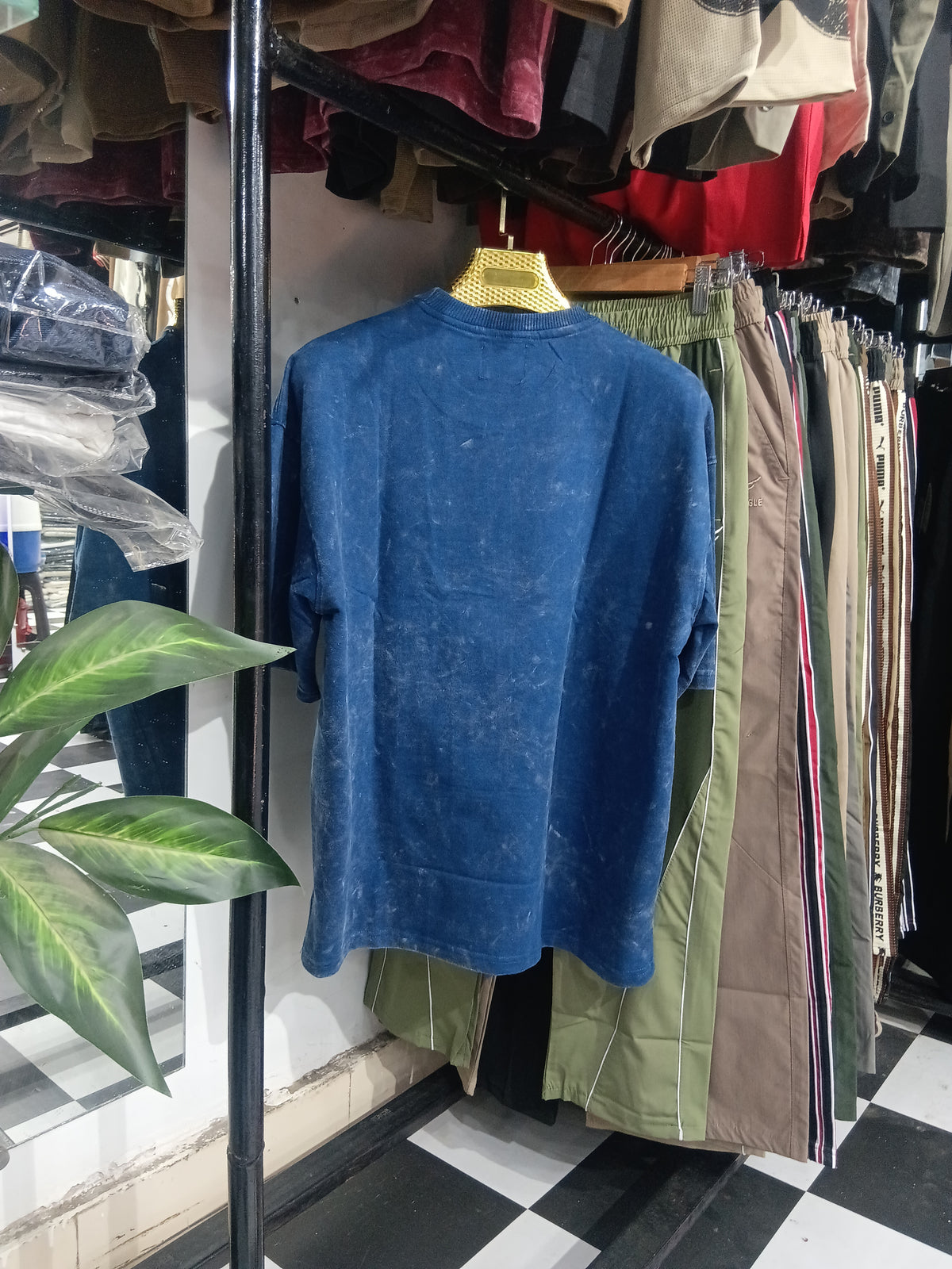 Blue Acid wash tshirt
